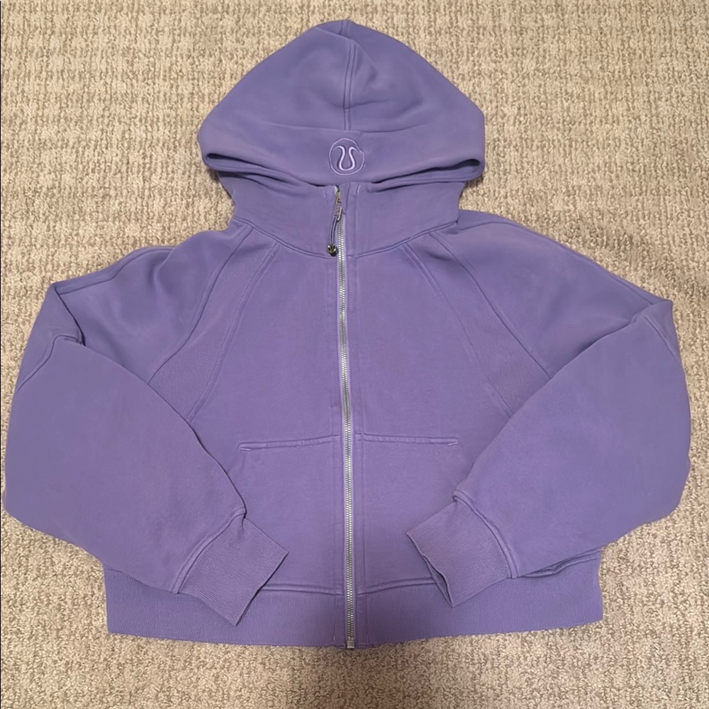 Lululemon Purple full zip scuba